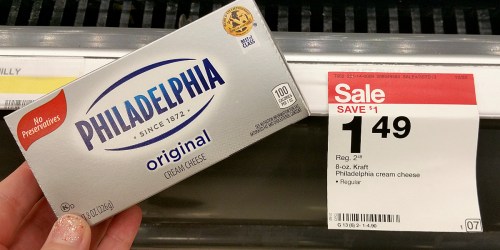 Print EIGHT New Kraft Coupons = Philadelphia Cream Cheese Only 74¢ at Target + More Deals