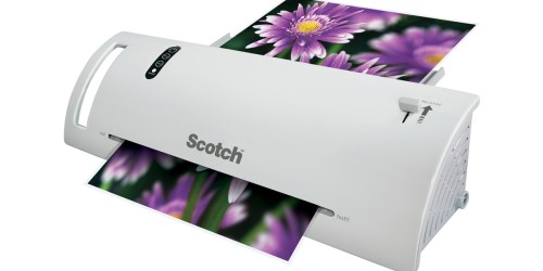 Walmart: Scotch Thermal Laminator + Five Starter Pouches ONLY $9.98 (Regularly $19.98)