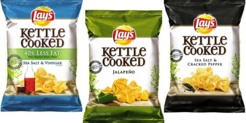 Amazon: Lay’s Kettle Chips Variety Pack 30-Count Only $8.81 Shipped (29¢ Per Bag!)