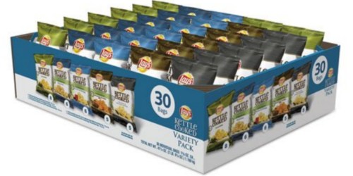 Amazon: Lay’s Kettle Chips Variety 30-Pack Only $8.81 Shipped (Just 29¢ Per Bag)
