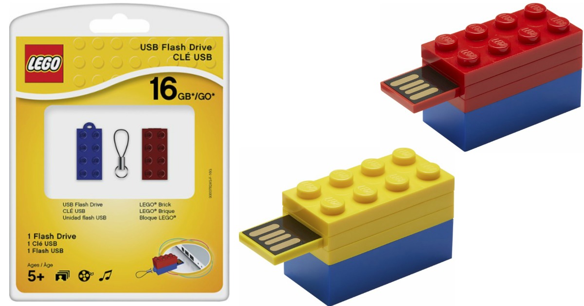 Fakultet Det spisekammer BestBuy: 16GB PNY LEGO USB 2.0 Flash Drives Only $7.99 Shipped (Regularly  $12.99)
