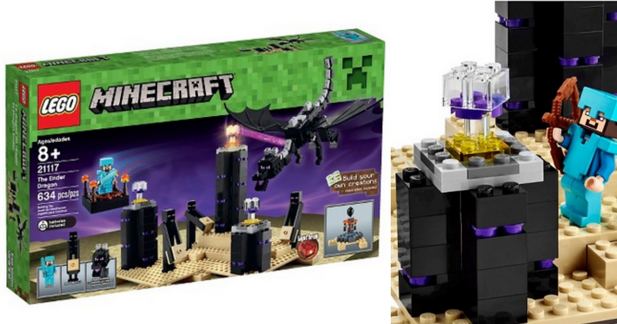 Target Shoppers 50 Off Lego Minecraft The Ender Dragon Set Today Only Hip2save