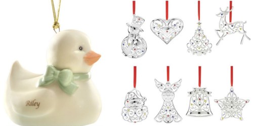 Lenox: Up to 70% Off Clearance Sale + Additional 30% Off = Big Savings on Ornaments