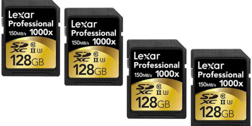 Newegg: 2 Pack of Lexar 128GB Memory Cards Only $85 Shipped (Just $42.50 Per Card)