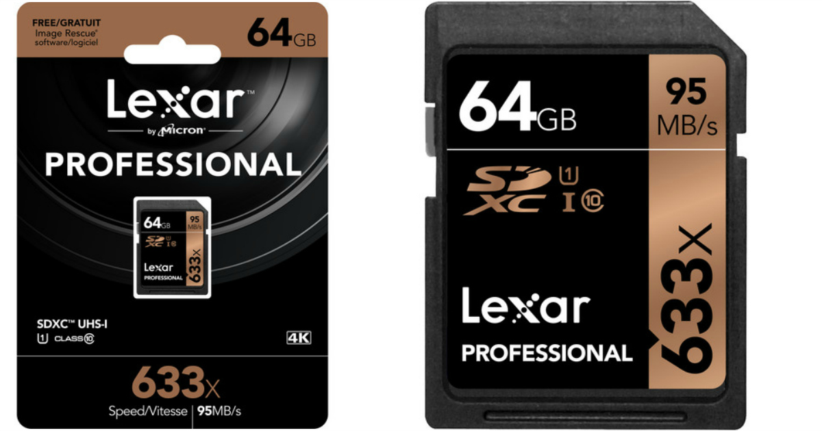 Lexar 64GB Professional Memory Card Only $14.99 Shipped (Reg. $29.99)