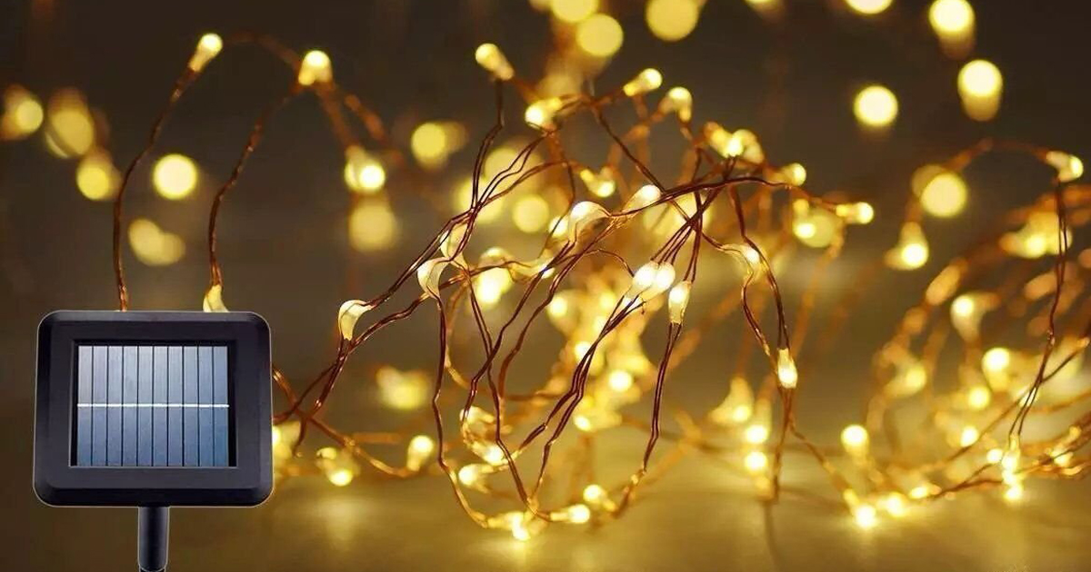 Amazon Bendable Solar String Lights ONLY 8.79