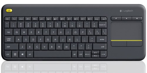 Staples: Logitech Wireless Touch Keyboard with Built-in Trackpad Only $19.99 (Regularly $39.99)