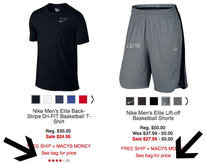 nike shorts macys