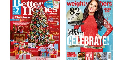Free Better Homes and Gardens & Weight Watchers Magazine Subscriptions