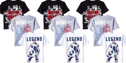 Amazon: Boy’s Marvel T-Shirts Only $3.81 Each