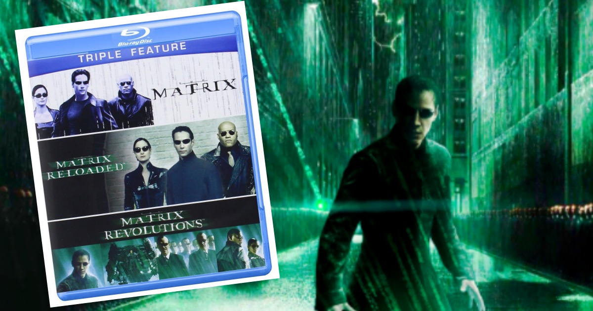 The Matrix Triple Feature On Blu Ray Only Regularly