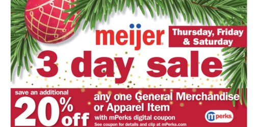 Meijer mPerks: 20% Off ANY Item = *HOT* Deals on iPads, PlayStation 4 Bundle + More