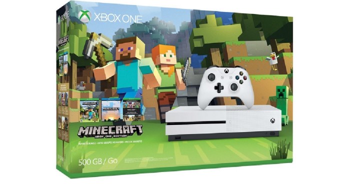 Microsoft Xbox One S 500GB Minecraft Bundle