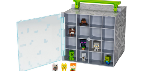 Amazon: Minecraft Mini-Figure Collector Case AND 10 Mini-Figures ONLY $19.97