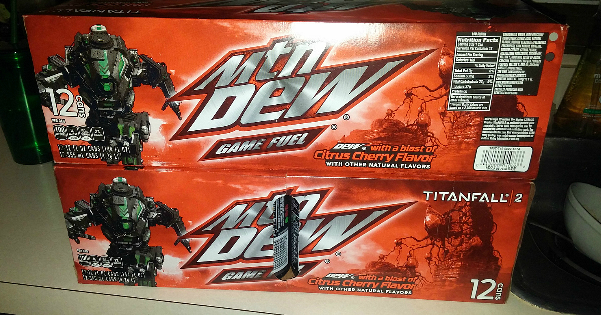 Walmart *HOT* Mtn Dew Game Fuel Mango or Cherry 12Pack Sodas Just 33