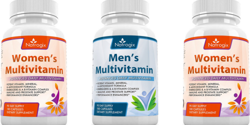 Amazon: Women’s Or Men’s Multivitamins 180 Count Bottle Only $12.99 (Regularly $21.99)