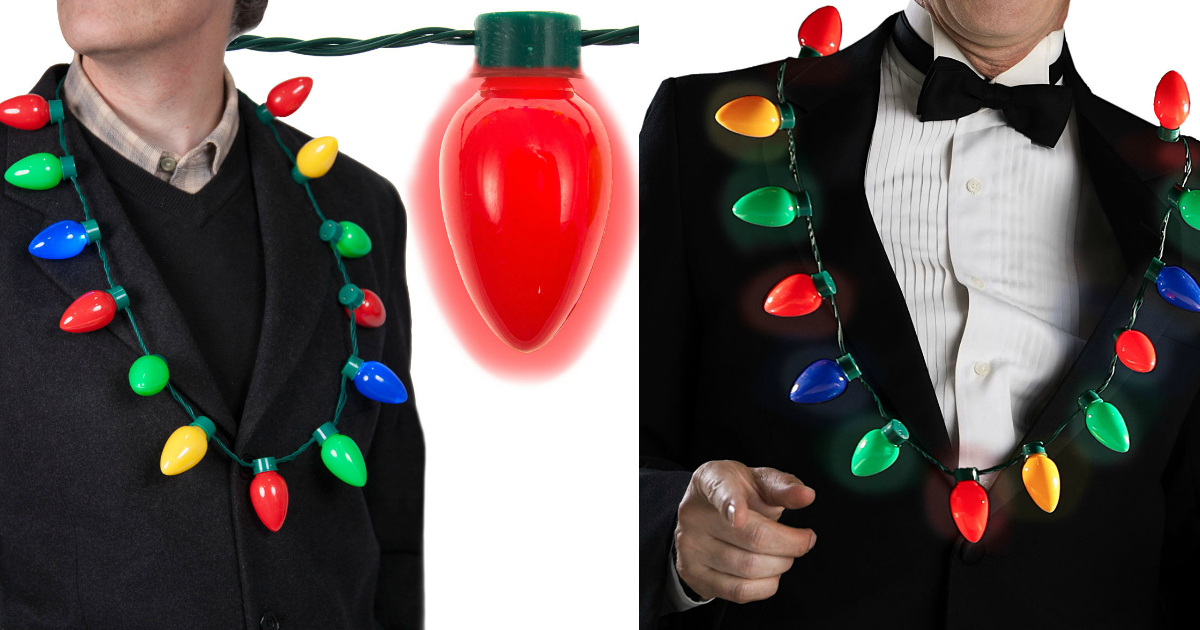 LED Light Up Christmas Bulb Necklaces As Low As 4.25 Each Shipped (Fun