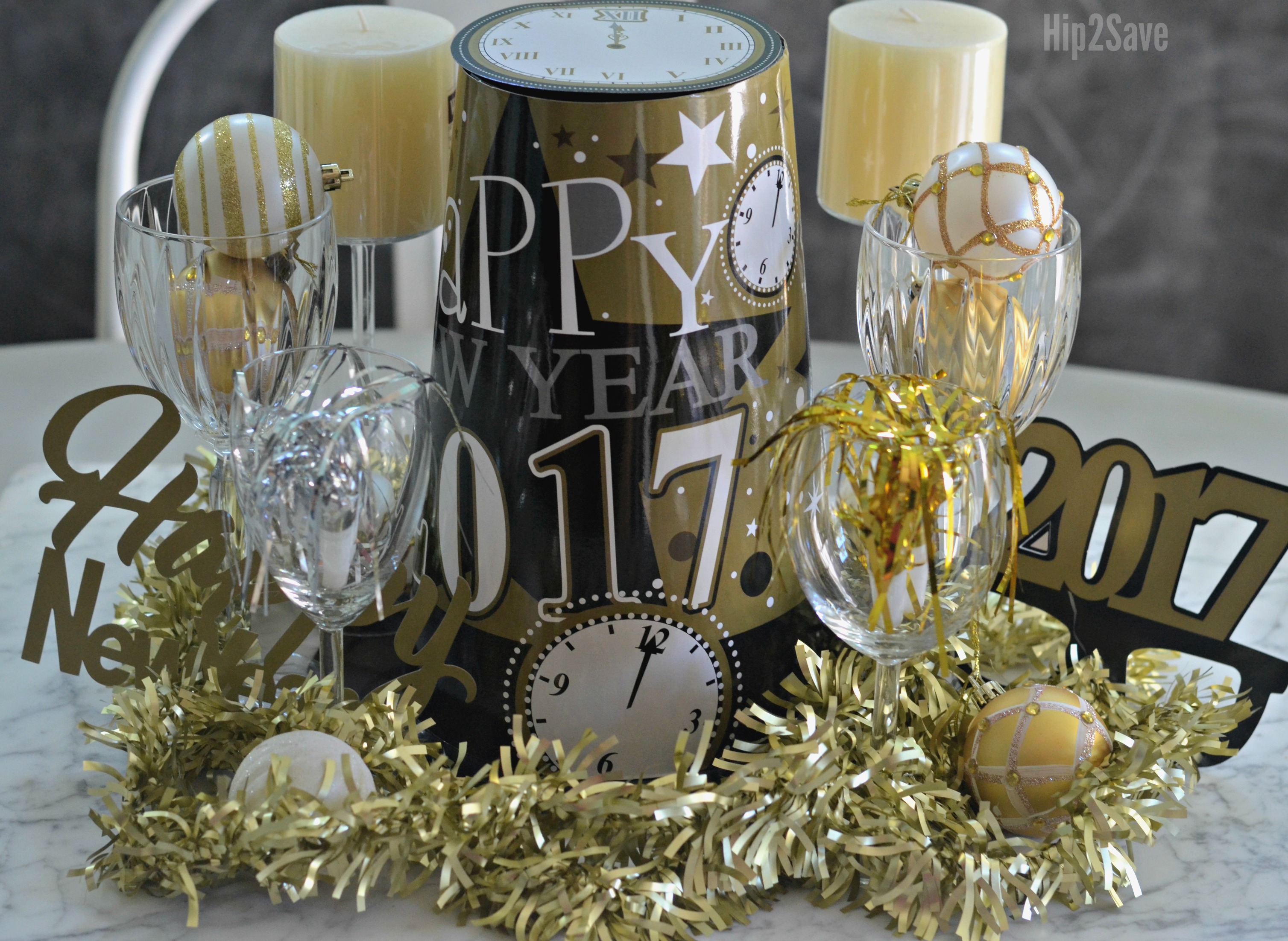 New Year s Eve Centerpiece Idea Using Dollar Store Items New year s eve centerpiece idea using dollar store items
