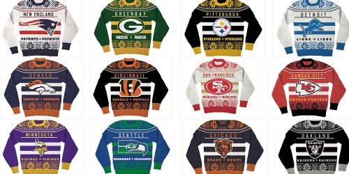 NFL Ugly Christmas Sweaters Only $15.99 Shipped