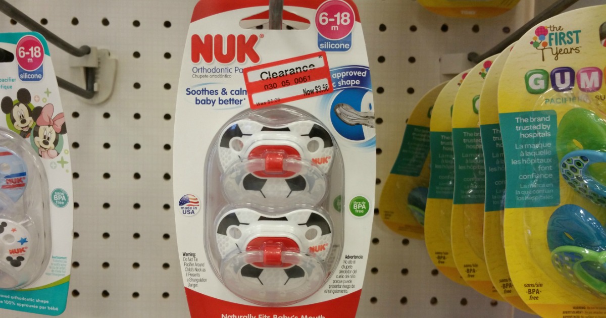Target Clearance Find NUK Pacifiers As Low As 81¢ After Ibotta Offer (Regularly 5)