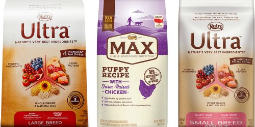 Print $65 in *HOT* Nutro Dry Dog Food Coupons = 4lb Nutro Max Bags As Low As Only $2.19 at Petco