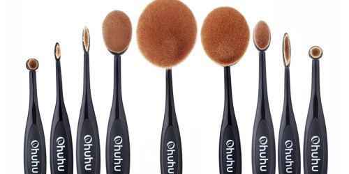 Amazon: 10 Piece Ohuhu Makeup Brush Kit Only $14.99 (Regularly $29.99)