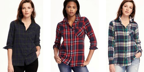 Old Navy: Flannel Shirts Just $10 (Regularly $29.94)