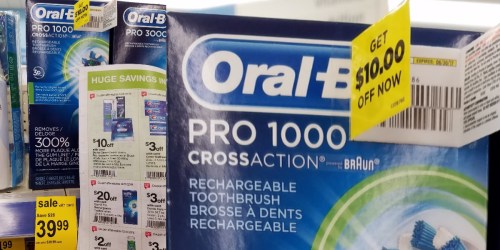 Walgreens: Oral-B Pro 1000 Rechargeable Toothbrush as Low as $9.99 (Regularly $69.99)
