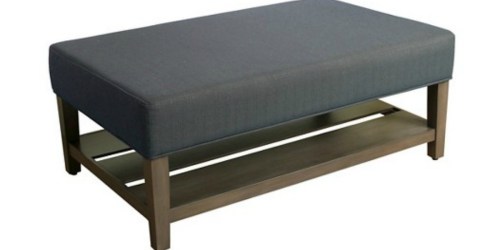 Target.com: Threshold Cocktail Ottoman with Shelf Only $59.98 Shipped (Regularly $199.99)