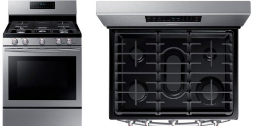 Samsung Stainless Steel Gas Range w/ Self-Cleaning Features Only $649 Delivered (Reg. $1,099)
