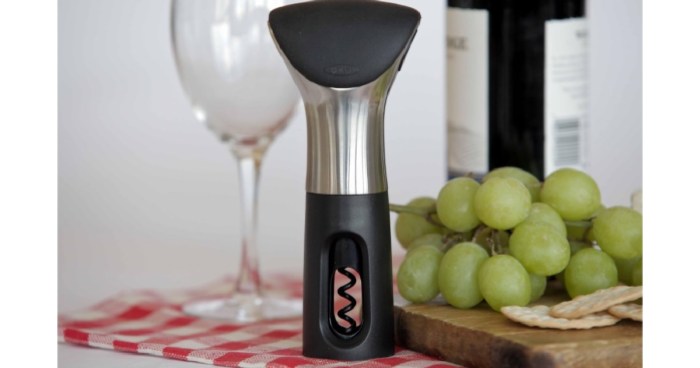  Oxo Steel CorkPull Wine Opener AND Foil Cutter ONLY $9.99  (Regularly $24.99)