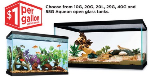 Petco Stores: $1 Per Gallon Aquarium Sale