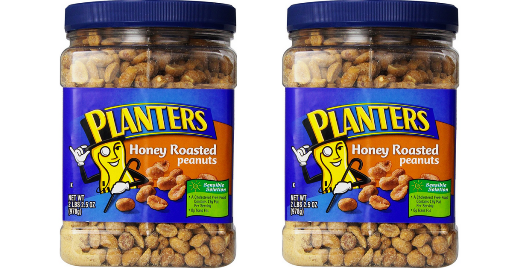 planters dry honey roasted tubs