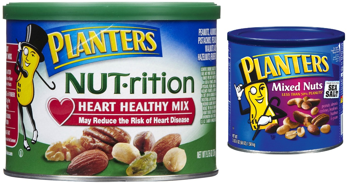 Walgreens Planters Mixed Nuts & NUTrition Canisters Only 3 Each + More
