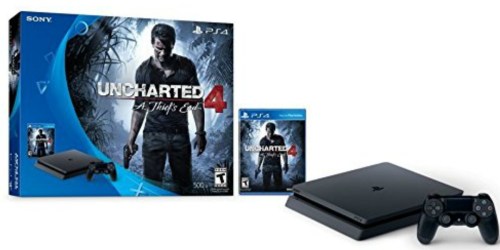 PlayStation 4 Slim 500GB Console Uncharted 4 Bundle Only $229.96 (Regularly $299.99)