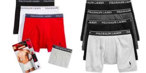 Macy’s: 30% Off Almost Everything = Men’s Polo Ralph Lauren Boxer Brief 4ct Pack Only $20.29