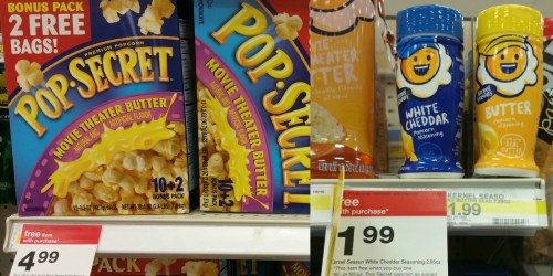 New Pop Secret Popcorn Coupons = PopCorn 12-Pack & Kernel Seasoning Only $3.49 (After Checkout 51)