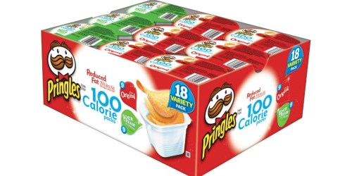 Amazon: Pringles Snack Stacks 18-Count Pack Only $5.10 Shipped (Just 28¢ Per Snack)