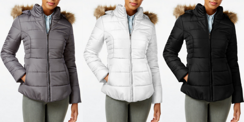 Macy’s.com: Women’s Rampage Puffer Coats Starting At Just $24.49 (Regularly $69.50)