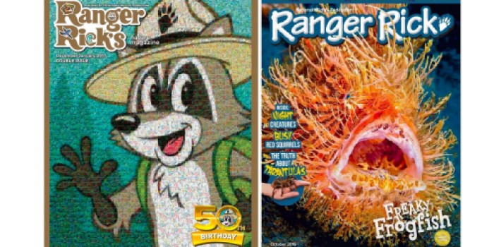 Ranger Rick Magazine $9.50 Per Year with NO Auto Renewal (Just 95¢ Per Issue Shipped)