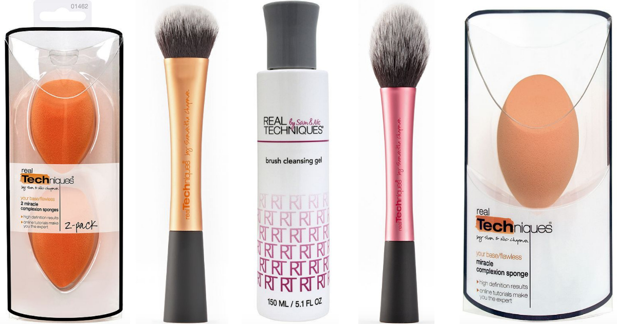 Kohl's Cardholders Real Techniques 2Pack Sponge Set & Face Brush 14