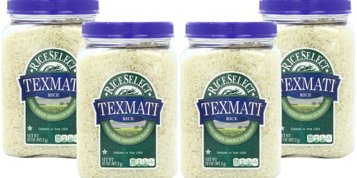 Amazon: 4 Pack RiceSelect Texmati Long Grain Basmati White Rice Only $10.98 Shipped