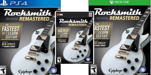 Best Buy: Rocksmith 2014 Edition Remastered Games Only $29.99 Shipped (Regularly $59.99)