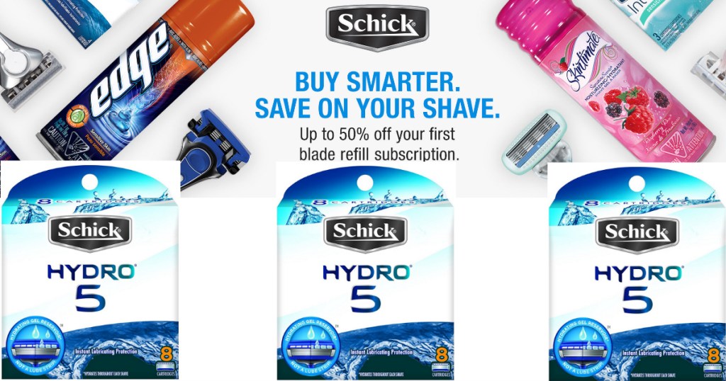 Amazon: 35% Off Schick Blade Refills = Schick Hydro 5 ...