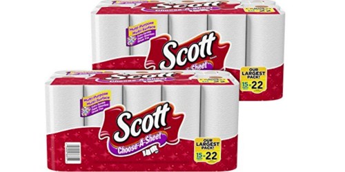 Amazon Prime: THIRTY Scott Paper Towels MEGA Rolls Only $20.68 Shipped ( = 69¢ Per MEGA Roll!)