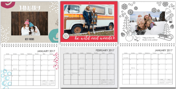Snapfish Personalized Wall Calendar ONLY $5 99 Shipped ($19 99  Value