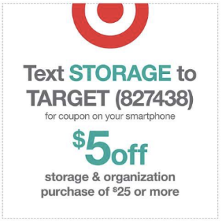 Target Storage Coupon