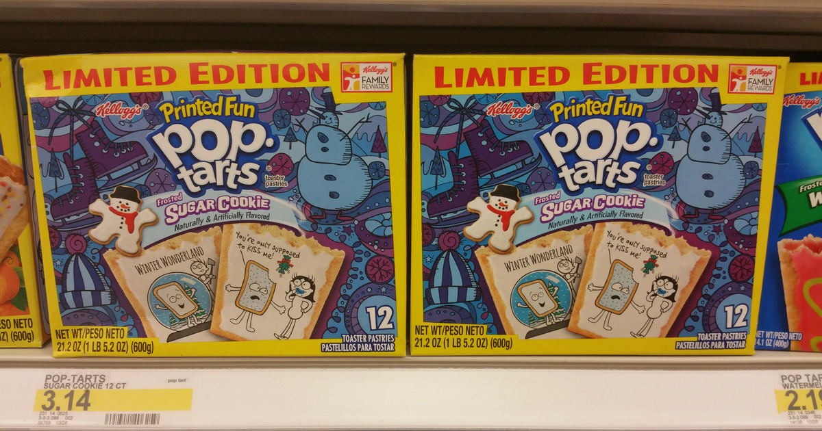 Target Kellogg’s PopTarts Frosted Sugar Cookie 12 Count Box ONLY 2.