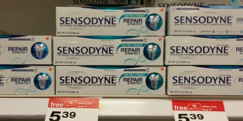 Target: Nice Savings on Sensodyne Toothpaste After Gift Card (In-Store and Online)