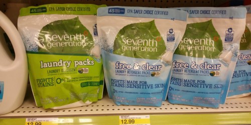 Target: Seventh Generation Laundry Packs Only $4.79 After Ibotta (Regularly $12.99)